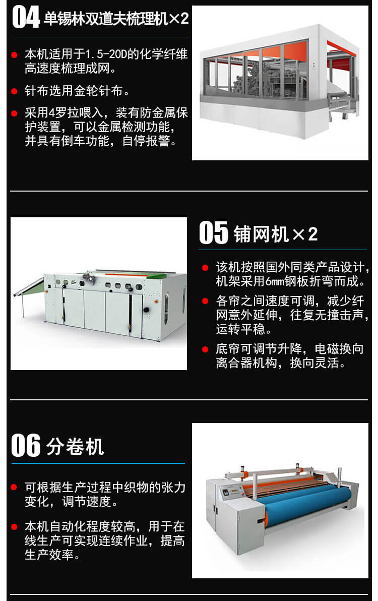 不锈钢纤维针刺毡生产线产品细节3